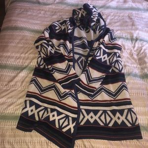 Navy blue Aztec cardigan